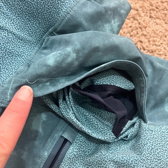 MENS LULULEMON T.H.E SHORTS H2O AQUA BLUE TIE-DYE LINED PULLON DRAWSTRING - Picture 9 of 13